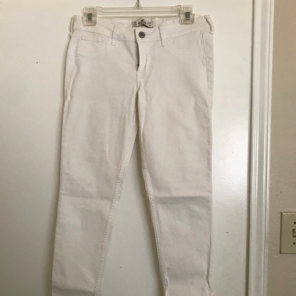 Hollister White Super Skinny Jeans